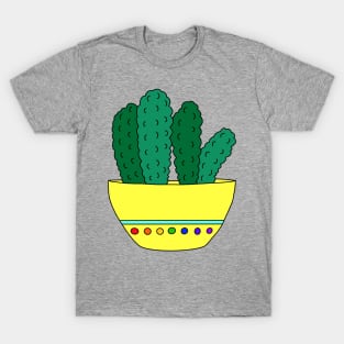 Cute Cactus Design #27: Brocoli Cactus Cereal T-Shirt